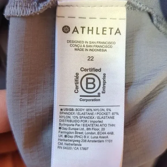 Athleta Trekkie North Jogger Pants Womens Gray Zip Pockets sz 22 - Picture 8 of 8